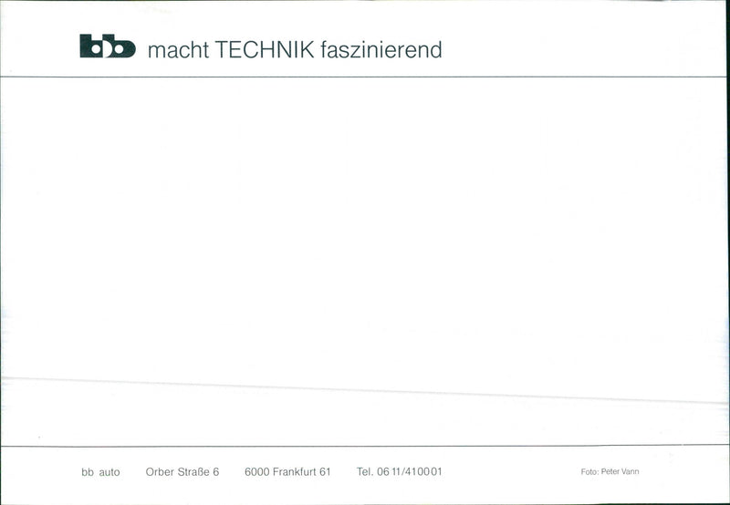 VW Polo Paris BB - Vintage Photograph