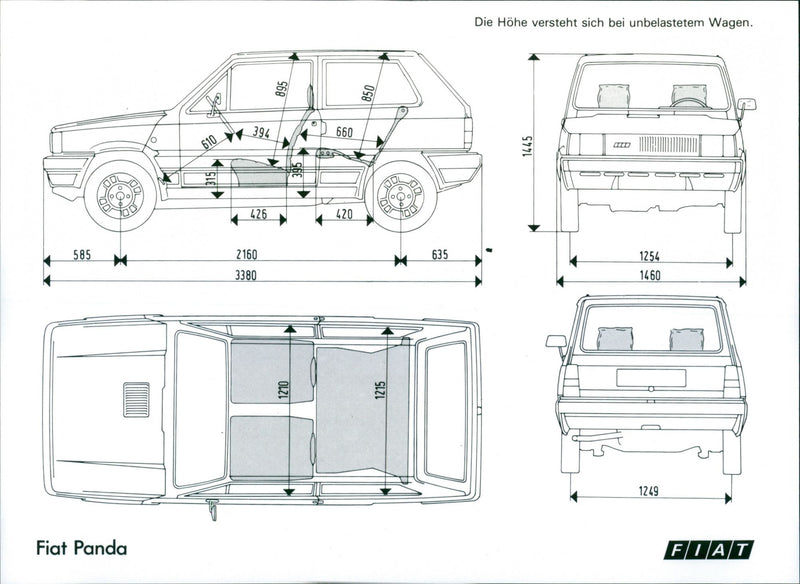 Fiat Panda. - Vintage Photograph