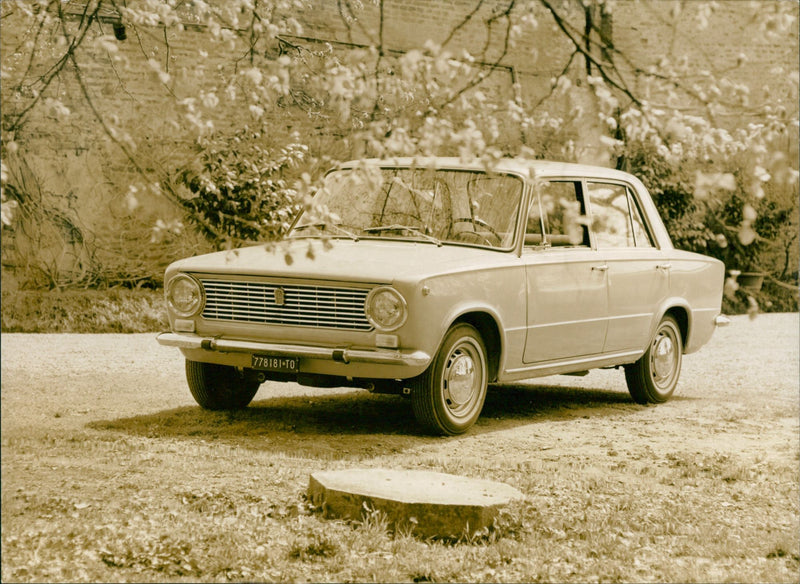 1966 Fiat 124 - Vintage Photograph