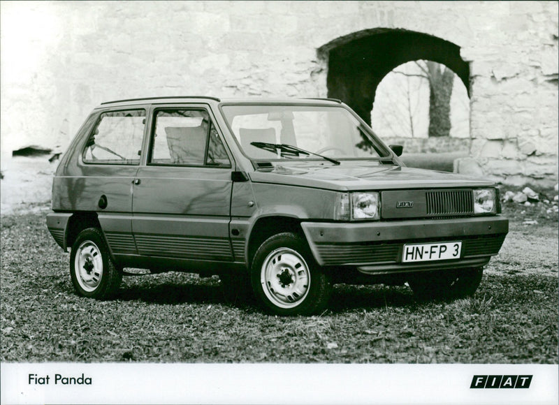 Fiat Panda. - Vintage Photograph