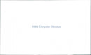 Chrysler 1995 - Vintage Photograph
