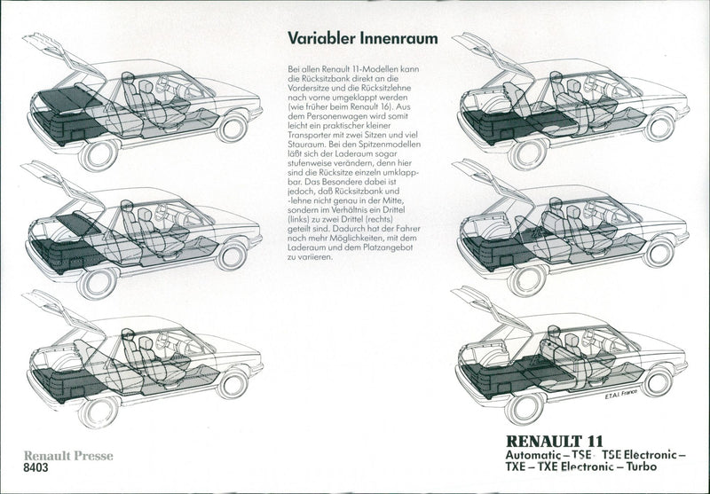 1984 Renault 11 Turbo - Vintage Photograph