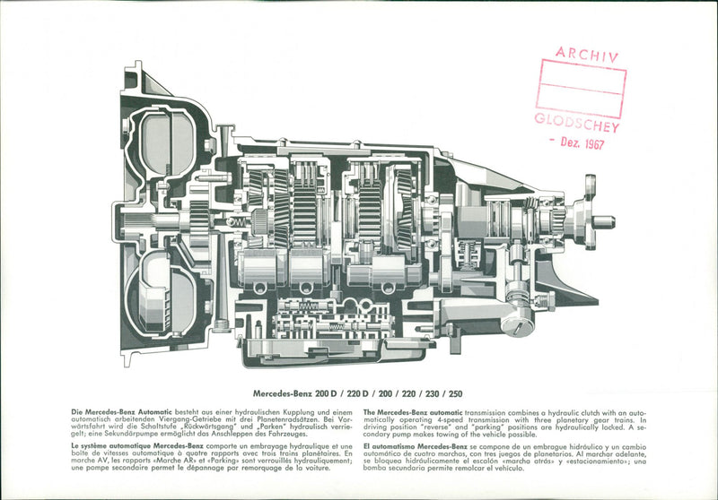 Mercedes-Benz automatic - Vintage Photograph