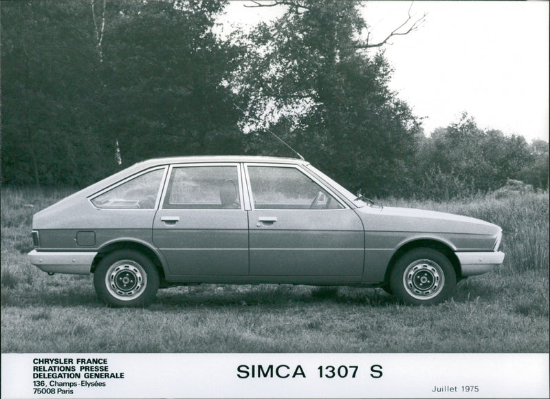 Simca 1307 S - Vintage Photograph