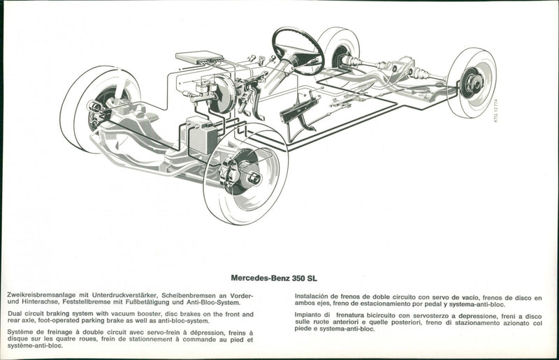 Mercedes-Benz 350 SL - Vintage Photograph