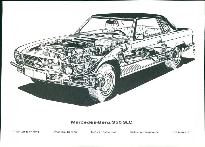 Mercedes-Benz 350 SLC - Vintage Photograph
