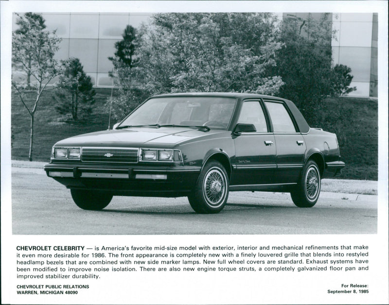 1986 Chevrolet Celebrity - Vintage Photograph