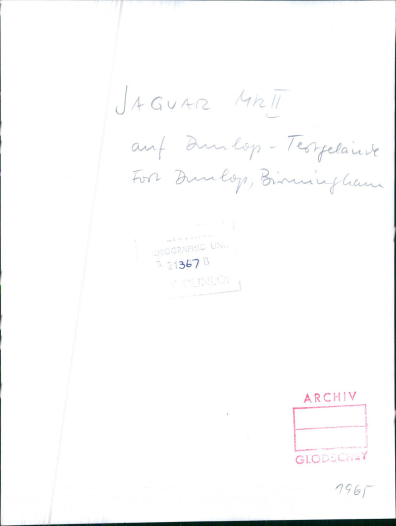 Jaguar MR II - Vintage Photograph