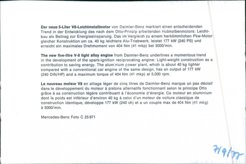 Daimler-Benz - Vintage Photograph