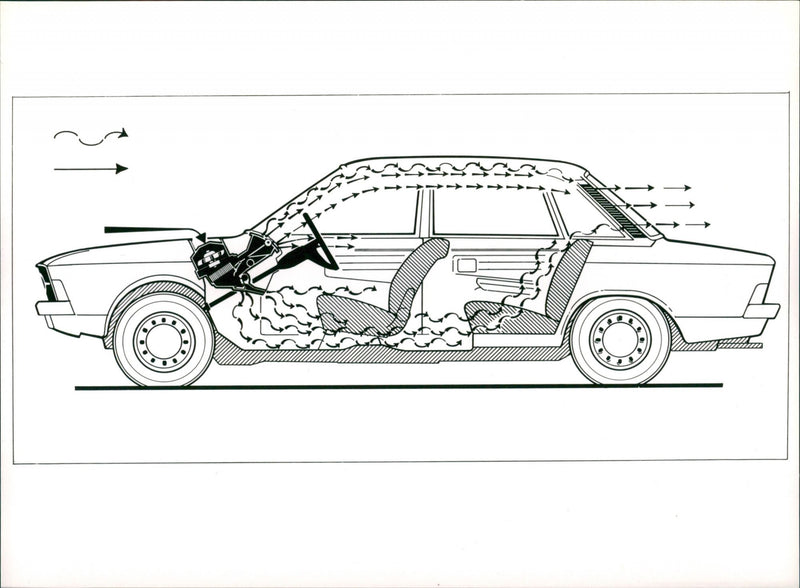 Car Sketch - Vintage Photograph