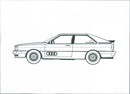Audi Quattro '80 - Vintage Photograph