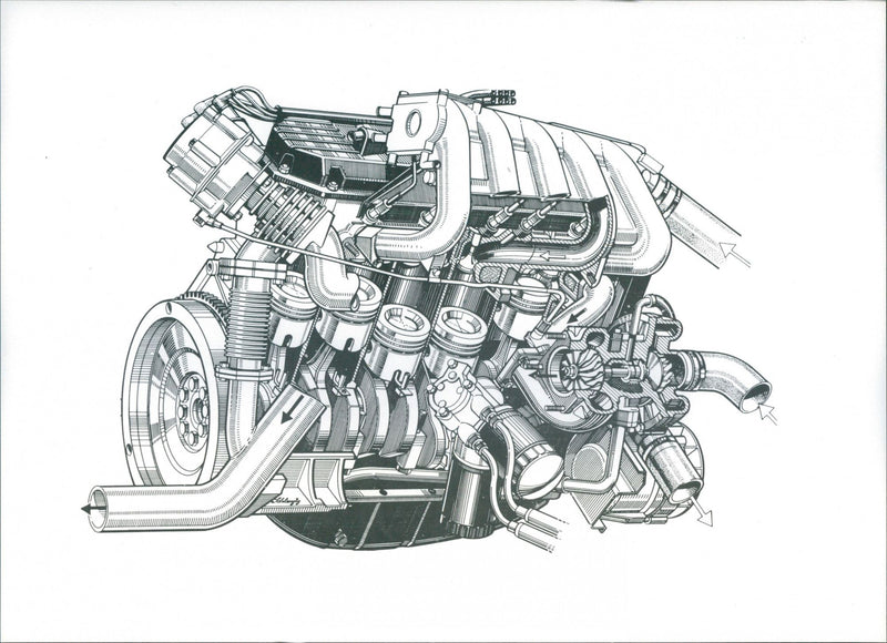 Audi Quattro '80 - Vintage Photograph