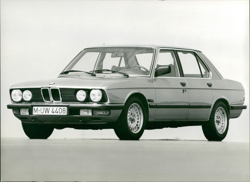 The new BMW 5 Series - Vintage Photograph