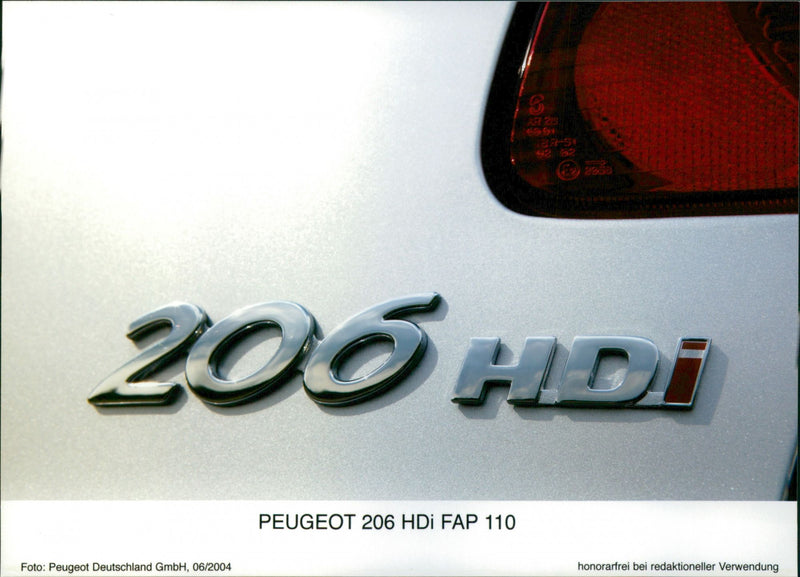 Peugeot 206 HDi FAP 110 - Vintage Photograph