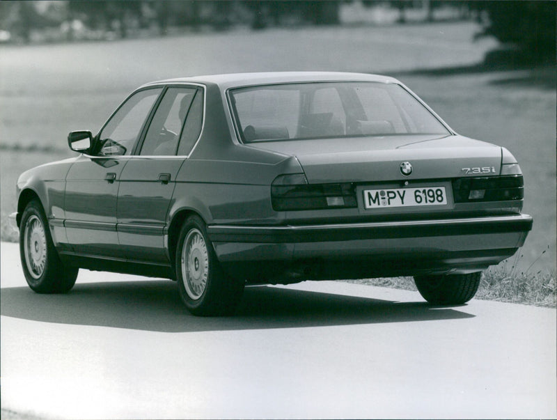 1986 BMW 7 Series - Vintage Photograph