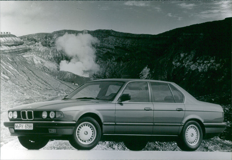 1986 BMW 7 Series - Vintage Photograph