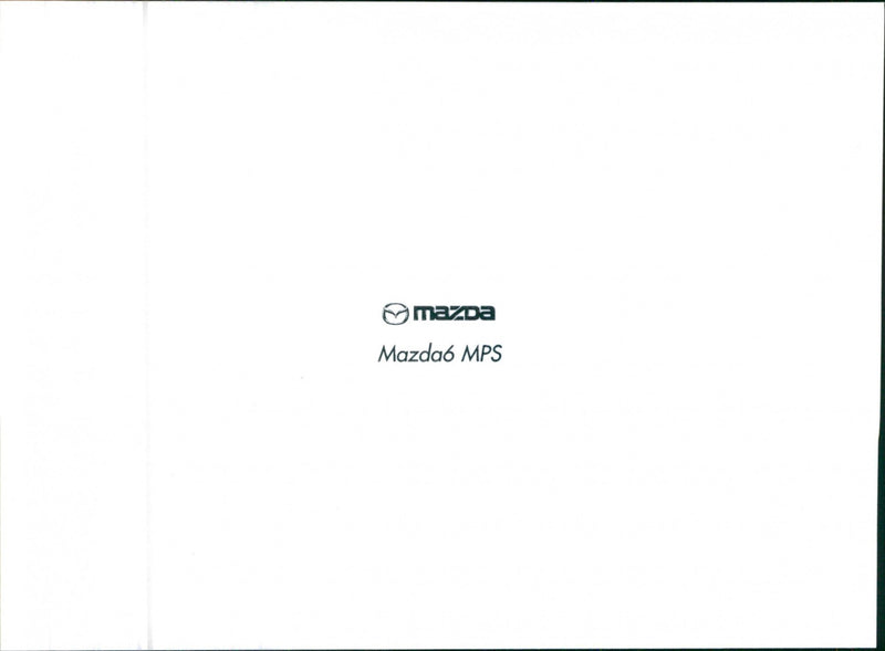Mazda 6 MPS - Vintage Photograph