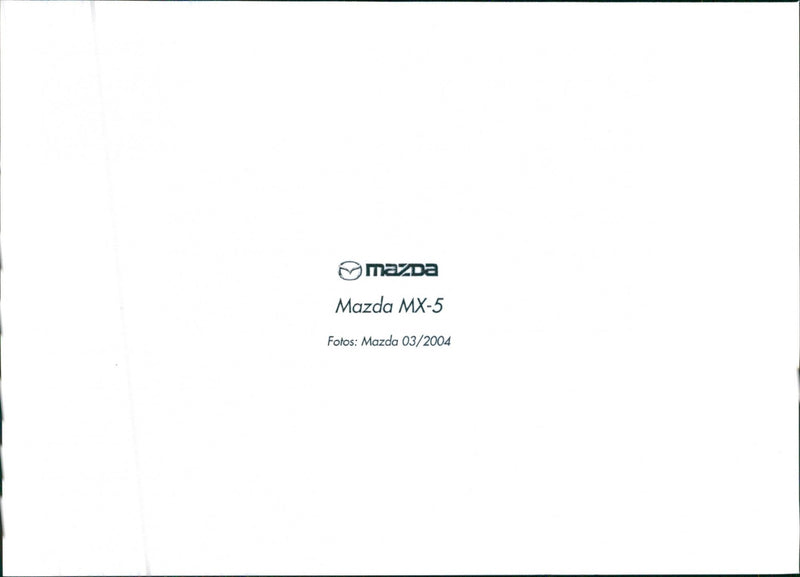 Mazda MX-5 - Vintage Photograph