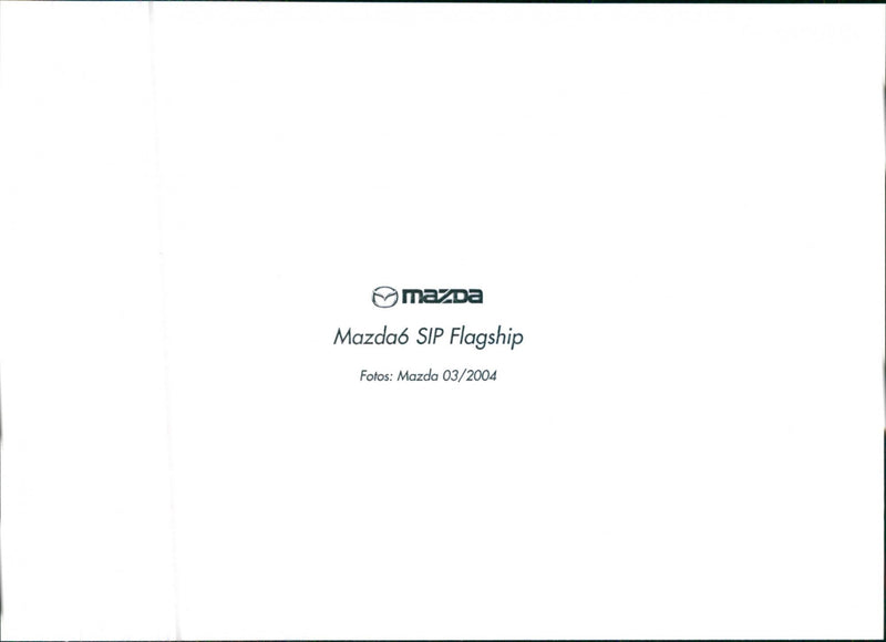 Mazda 6 - Vintage Photograph