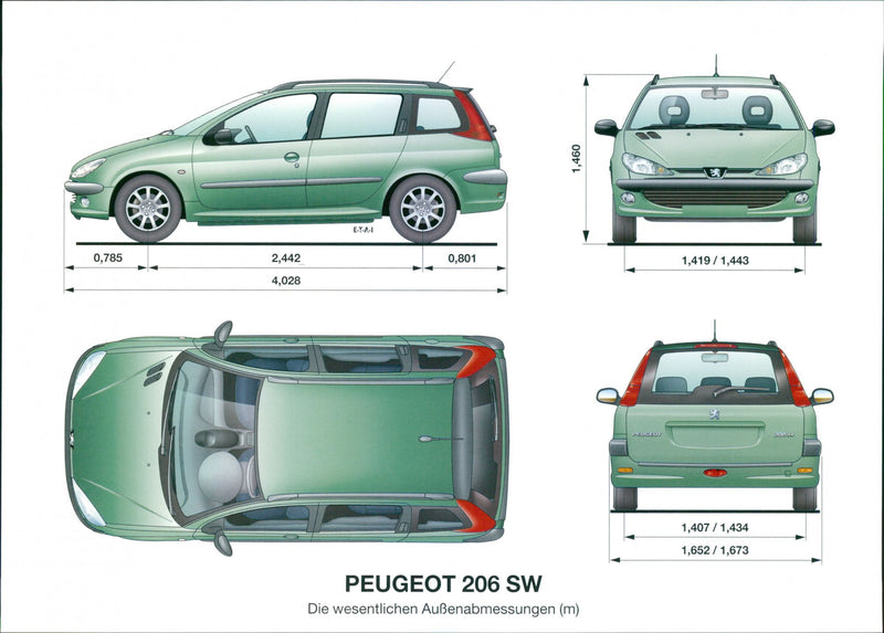 Peugeot 206 SW - Vintage Photograph
