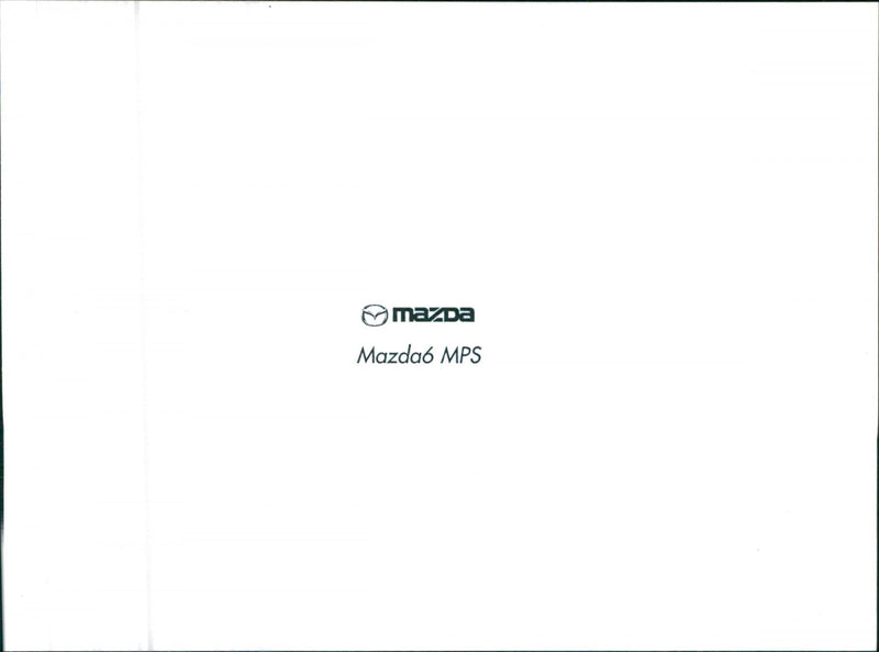 Mazda 6 MPS - Vintage Photograph