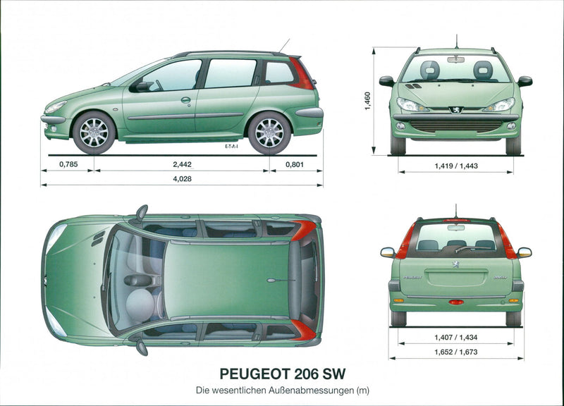 Peugeot 206 SW - Vintage Photograph