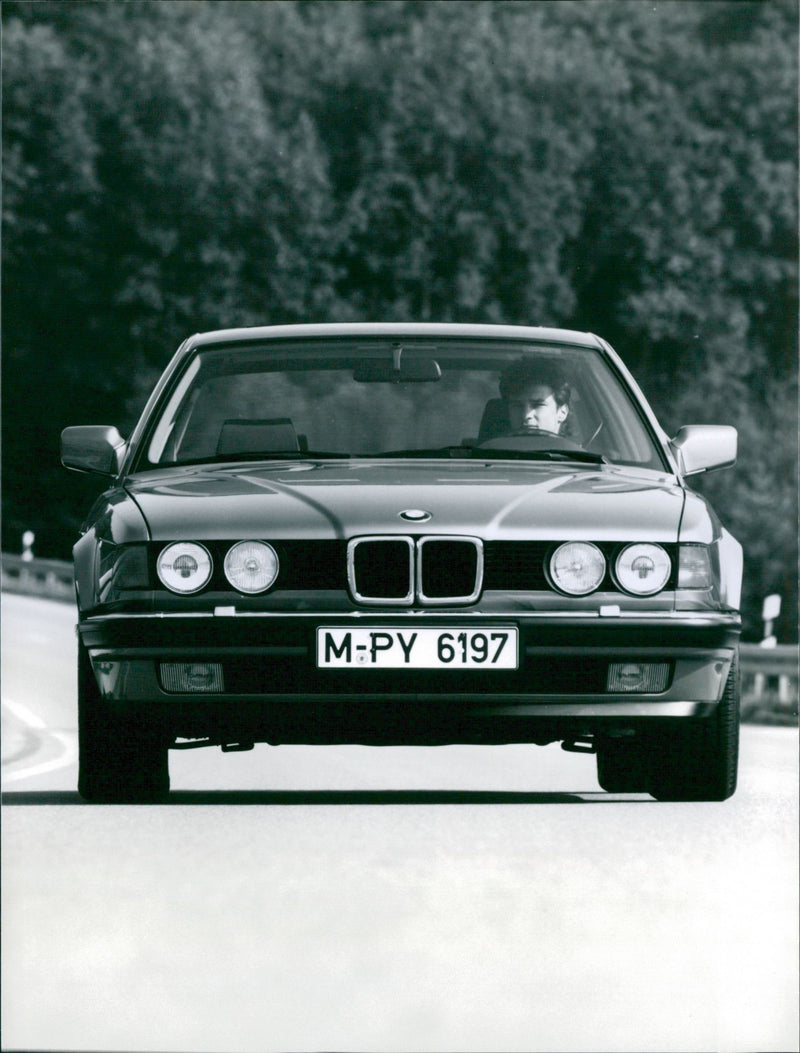 1986 BMW 7 Series - Vintage Photograph