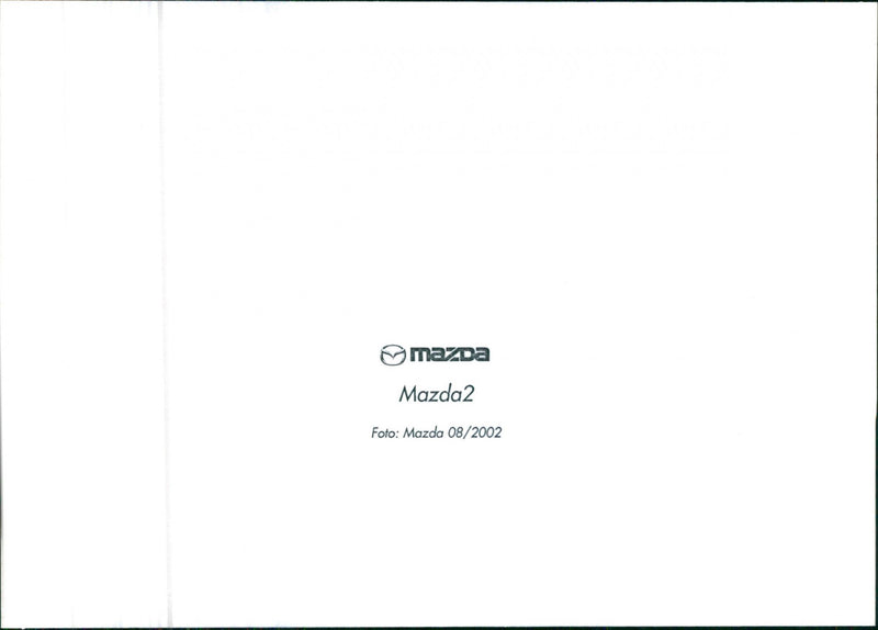 Mazda 2 - Vintage Photograph