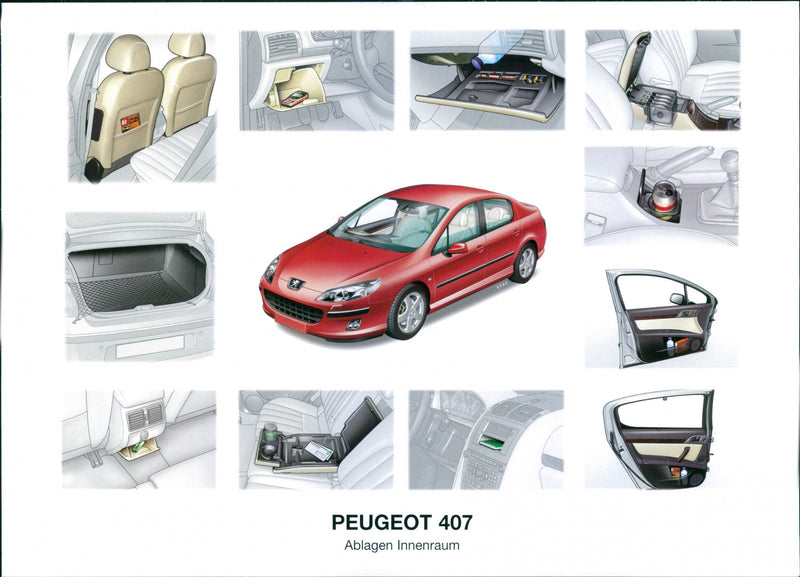 2004 Peugeot 407 - Vintage Photograph