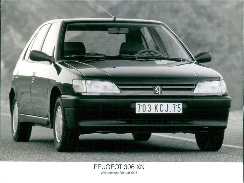 Peugeot 306 XN 1993 - Vintage Photograph