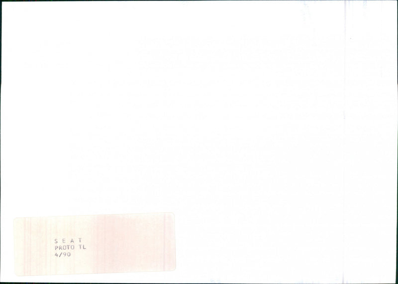 1990 Seat Gamma
Sociedad Española de Automóviles de Turismo - Vintage Photograph