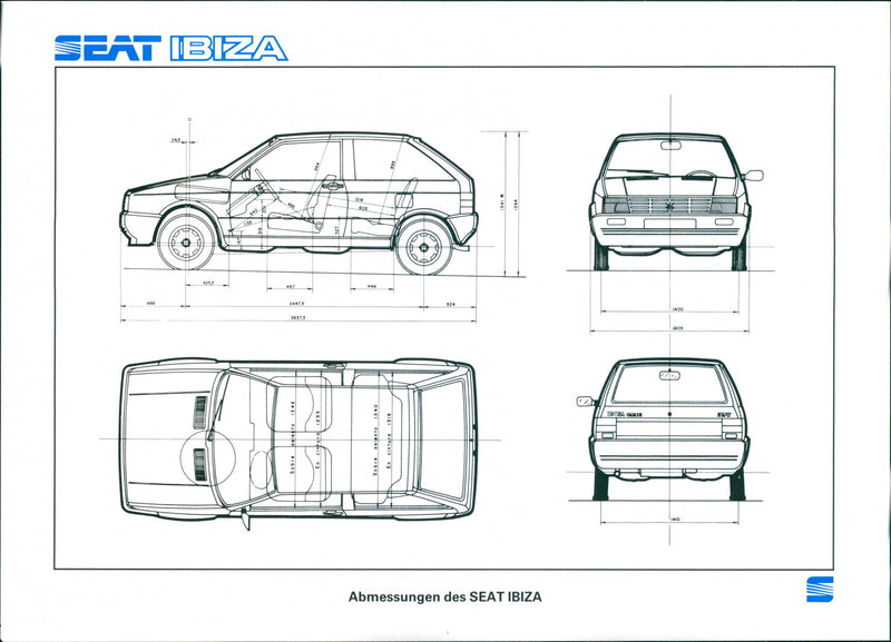 Seat Ibiza - Vintage Photograph