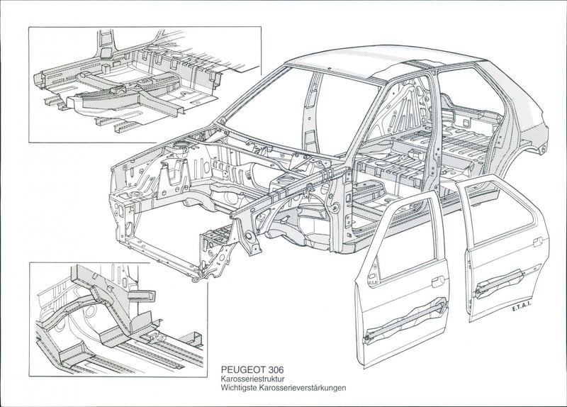 Peugeot 306 1993 - Vintage Photograph