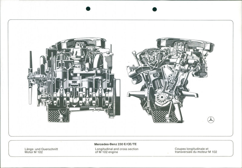 Mercedes Benz 230 E/CE/TE - Vintage Photograph