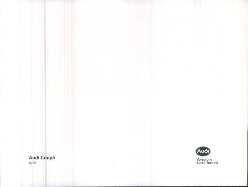 Audi Coupe. - Vintage Photograph