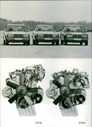 New four-cylinder engine series by Daimler-Benz. - Vintage Photograph