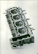 New four-cylinder engine generation by Daimler-Benz. - Vintage Photograph