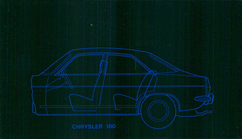 Chrysler 180 - Vintage Photograph