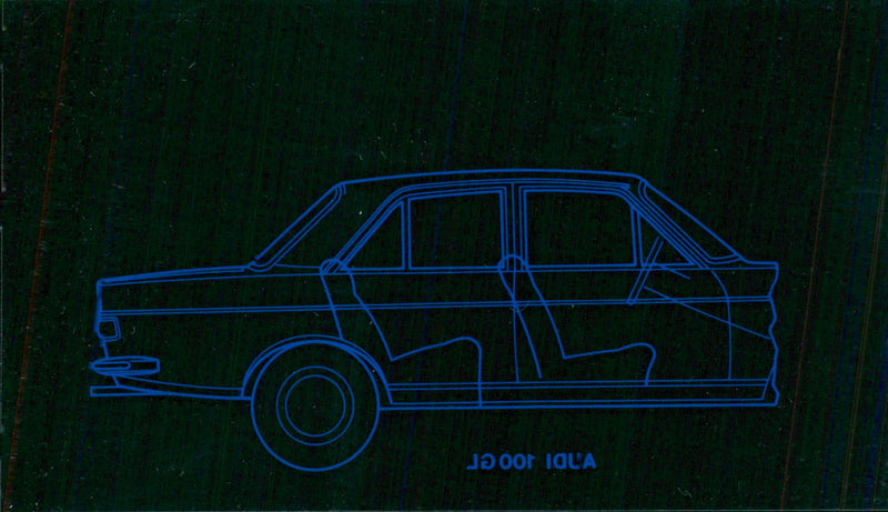 Audi 100 GL - Vintage Photograph