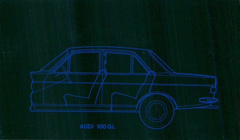 Audi 100 GL - Vintage Photograph