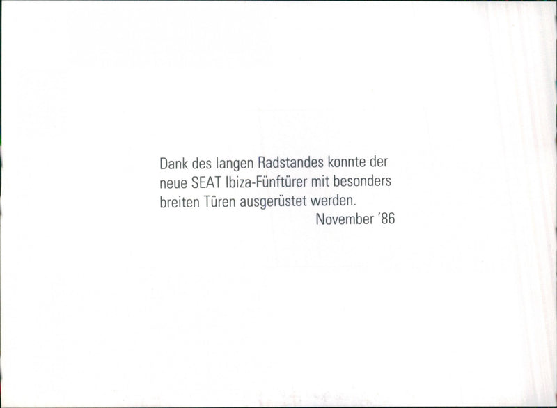 Seat Ibiza - Vintage Photograph