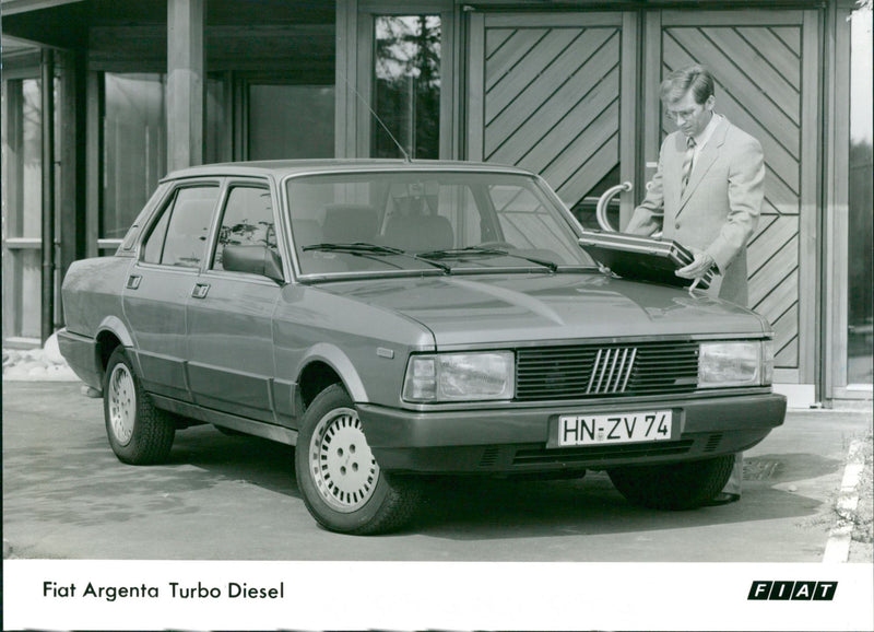 Fiat Argenta Turbo Diesel - Vintage Photograph