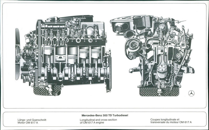 Mercedes-Benz 300 TD Turbodiesel - Vintage Photograph