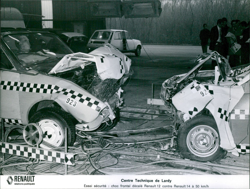 Renault 12  and Renault 14 - Vintage Photograph