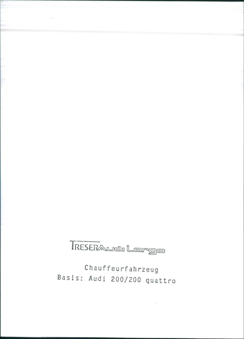 Treser Audi - Vintage Photograph