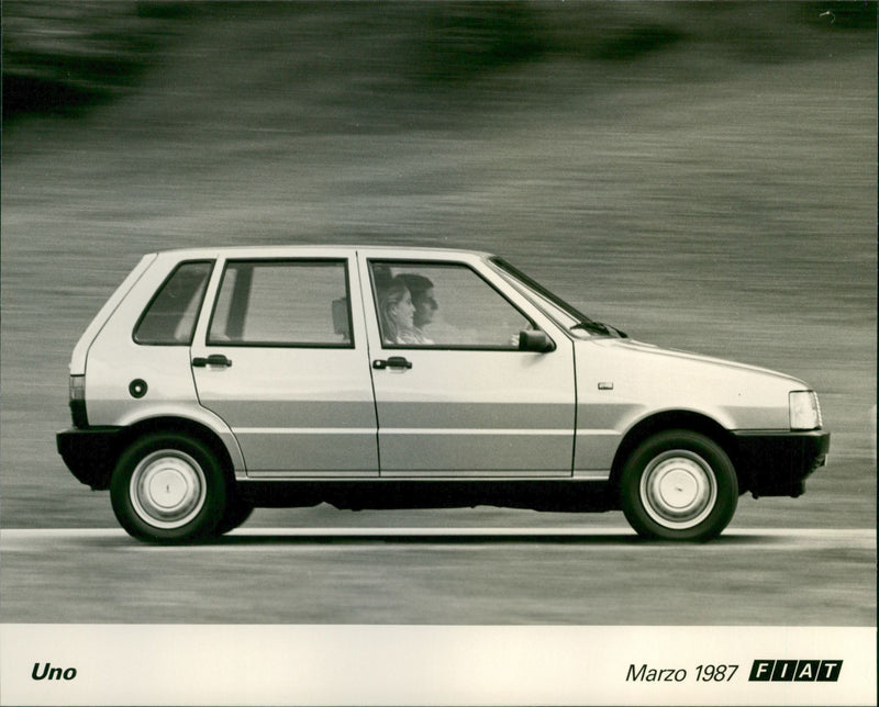 Fiat Uno - Vintage Photograph