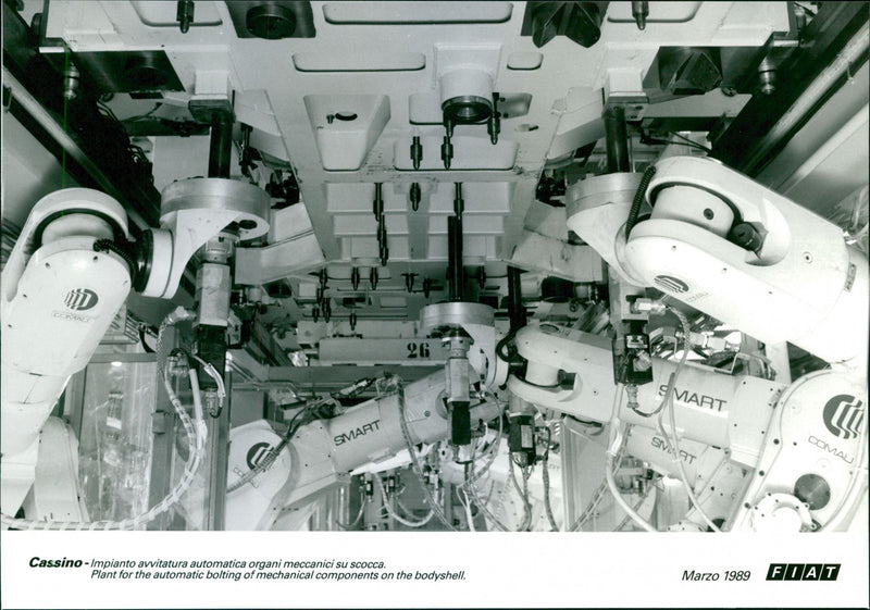 Fiat plant in Cassino, Italy - Vintage Photograph