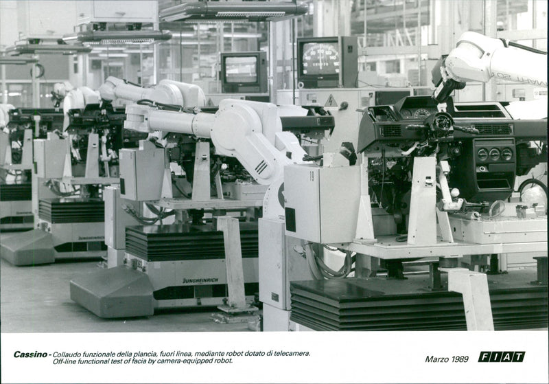 Fiat plant in Cassino, Italy - Vintage Photograph