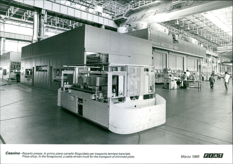 Fiat plant in Cassino, Italy - Vintage Photograph