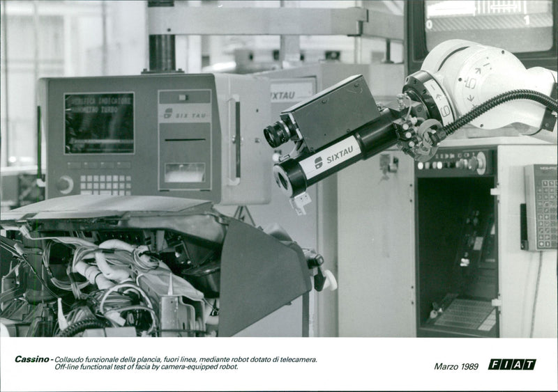 Fiat plant in Cassino, Italy - Vintage Photograph